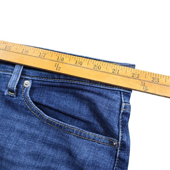 Levi’s Jeans Womens 20W Blue Classic Straight Plus Size Stretch Denim Mid Rise - Picture 8 of 15